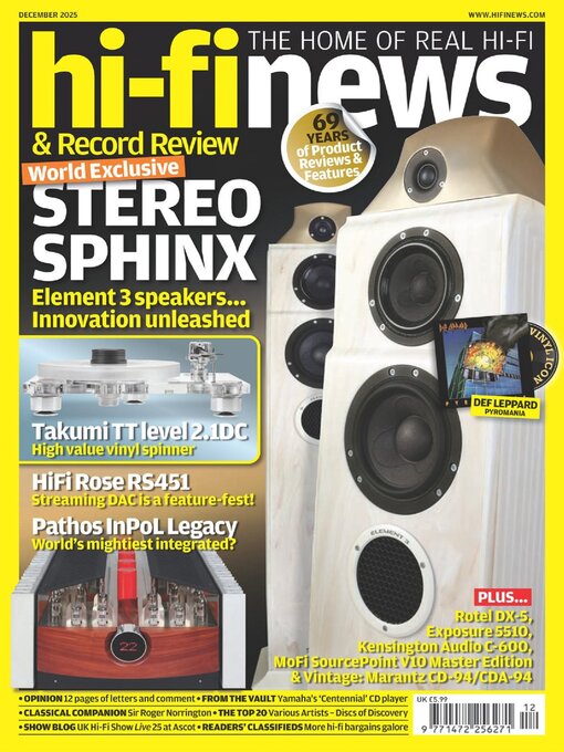 Title details for Hi Fi News by AV Tech Media Ltd - Available